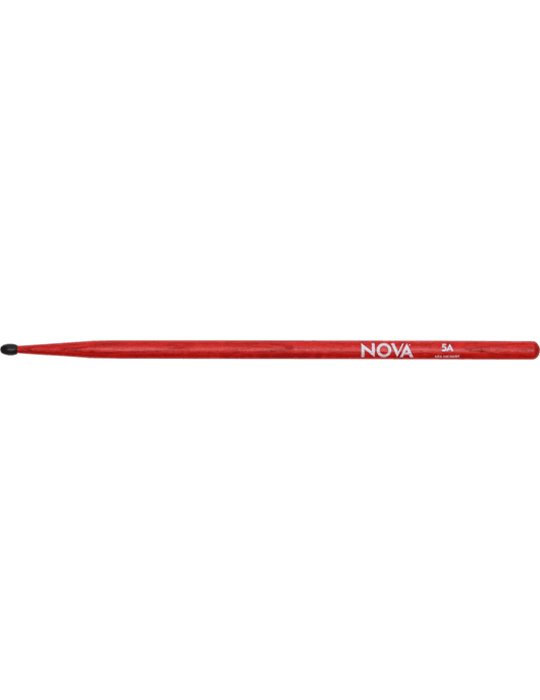 BAQUETAS 5A VF NOVA NYLON ROJA