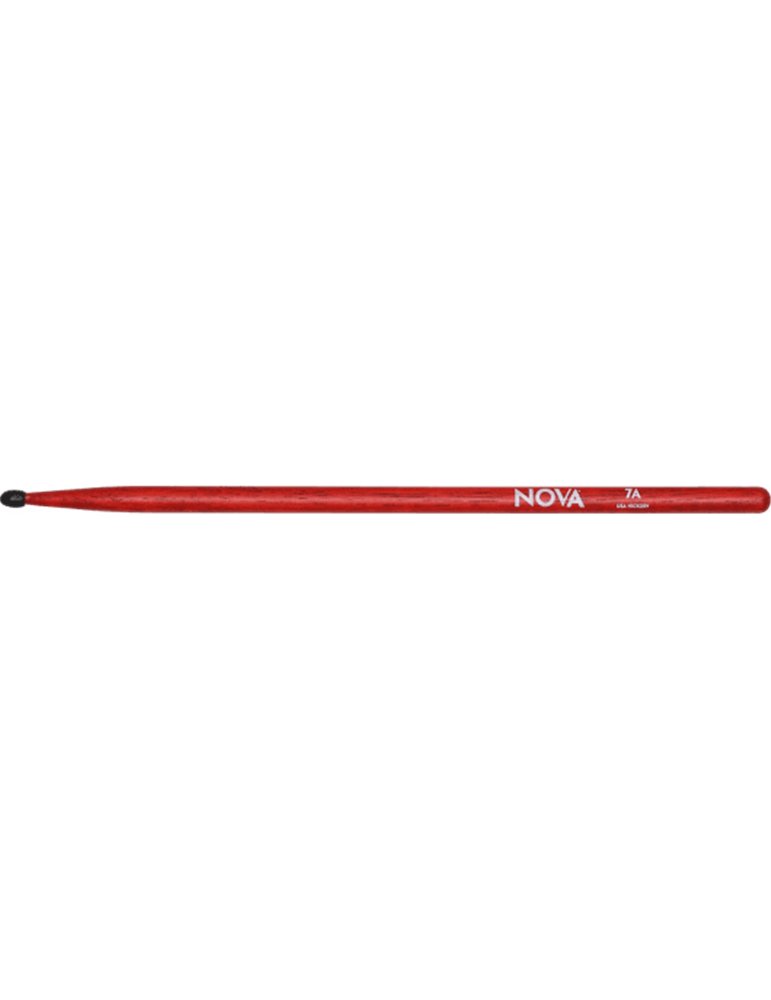 BAQUETAS 7A VF NOVA NYLON ROJA