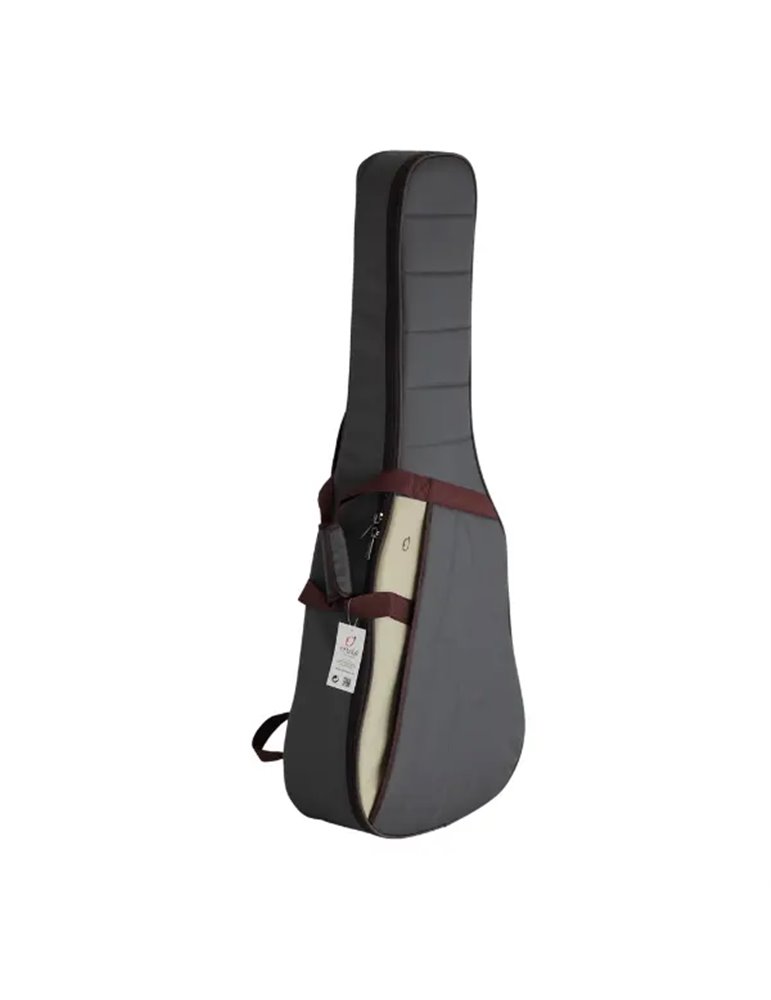 Funda Guitarra Electrica 20mm PE Ref. 46 Mochila 9251-014 014 - Gris Marron