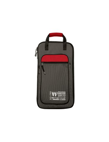 FUNDA BAQUETAS VF PROFESIONAL GRIS / ROJA